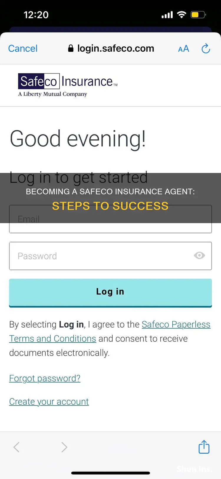 how to become a safeco insurance agent