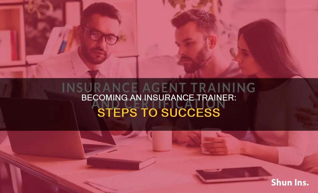 how to become an insurance trainer