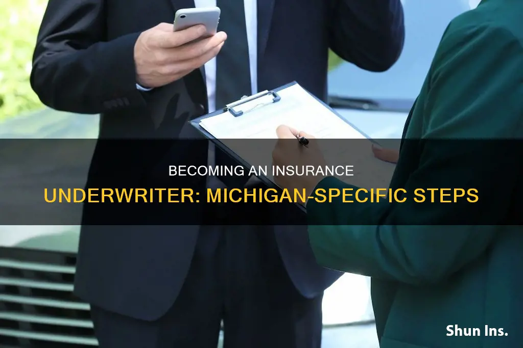 how to become an insurance underwriter in Michigan