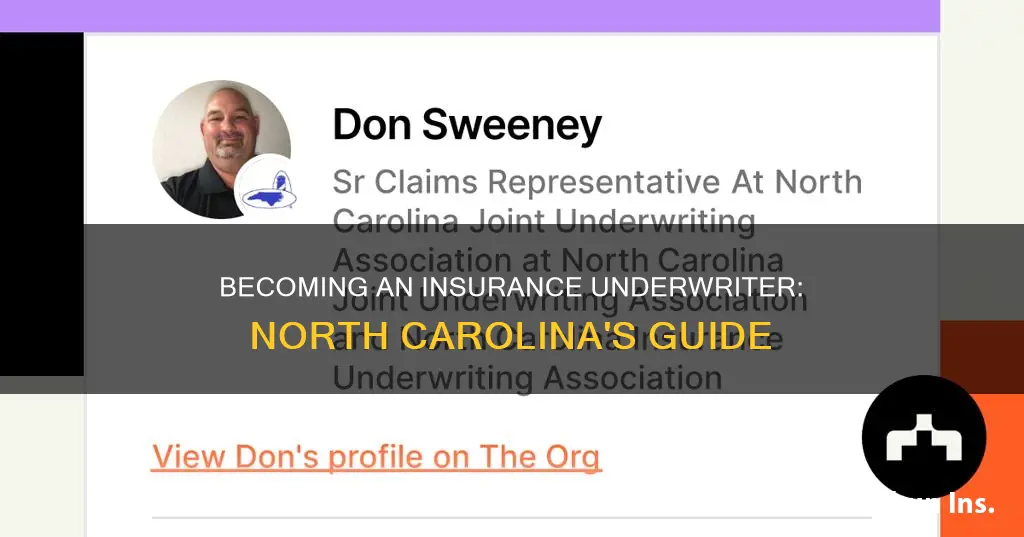 how to become an insurance underwriter in North Carolina