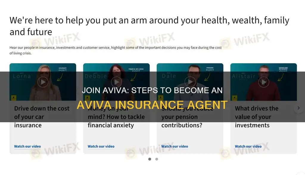 how to become aviva insurance agent