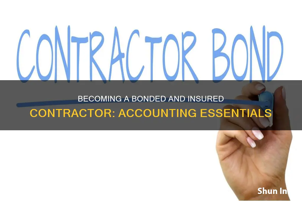 how to become bonded and insured contractor accounting