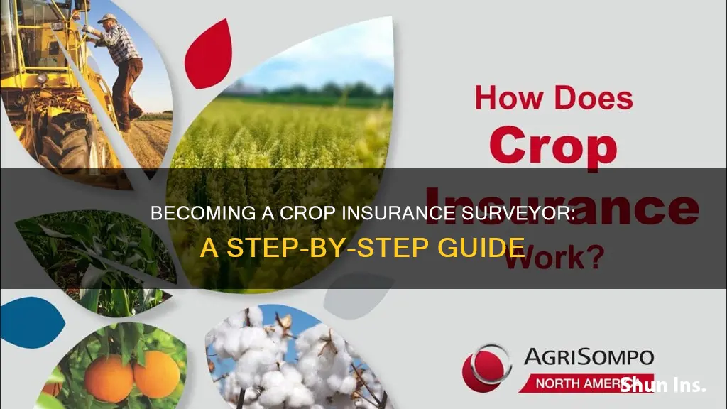 how to become crop insurance surveyor