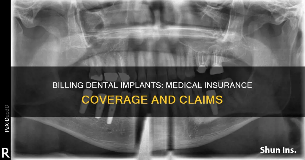 how to bill dental implants to medical insurance
