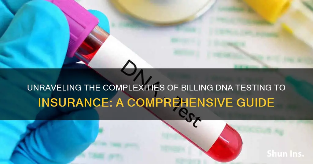 how to bill dna testing to insurance