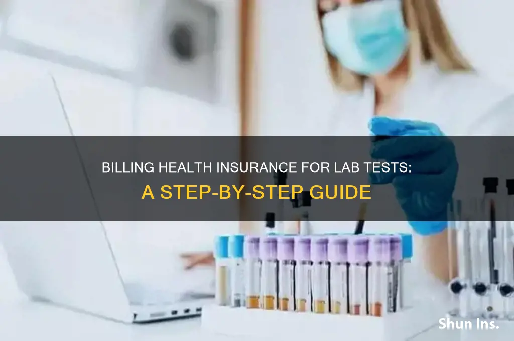 how to bill health insurance for lab tests