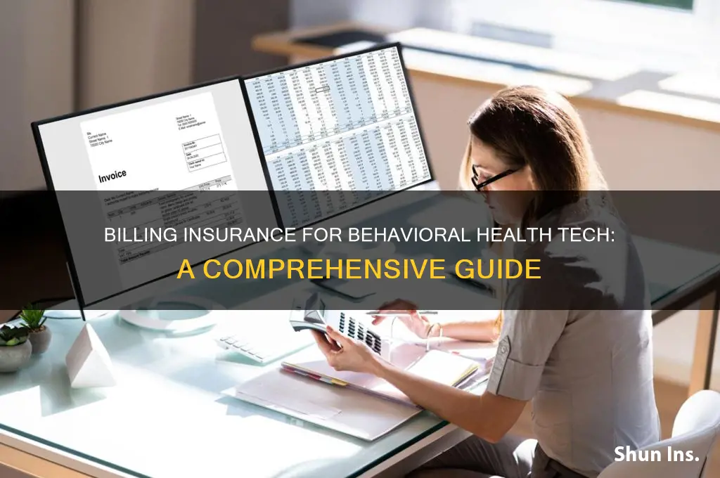 how to bill insurance for a behavioral health tech