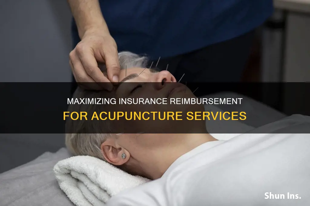 how to bill insurance for acupuncture