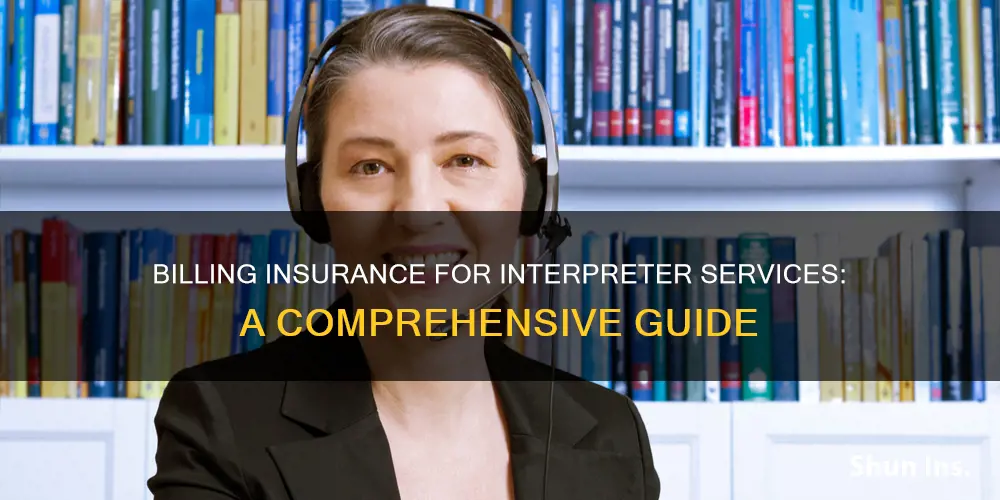 how to bill insurance for an interpreter