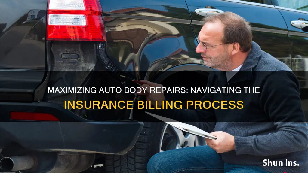 how to bill insurance for body repair