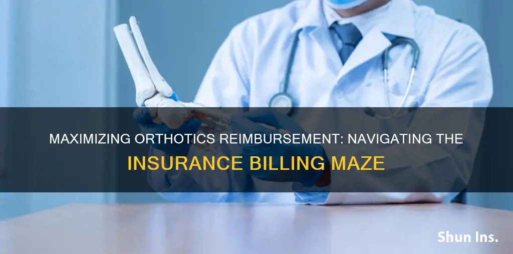 how to bill insurance for orthotics