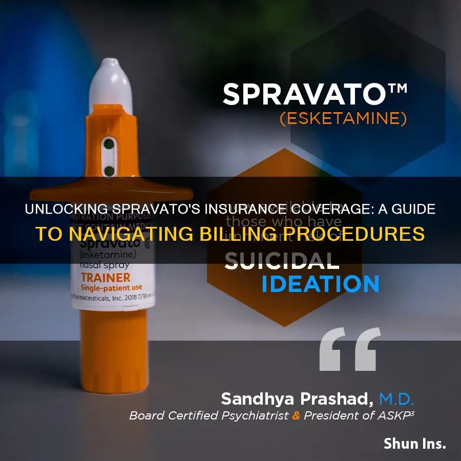 how to bill insurance for spravato