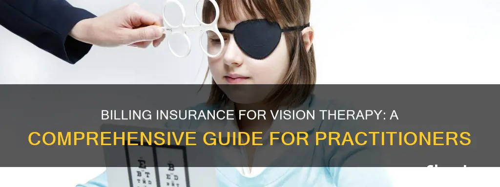 how to bill insurance for visual therapy