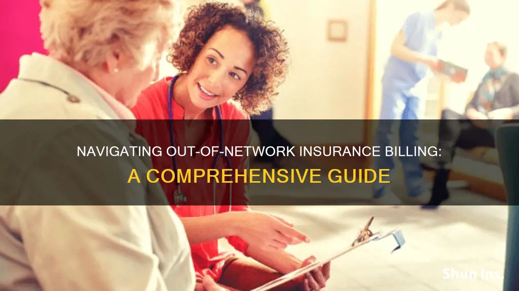 how to bill insurance out of network