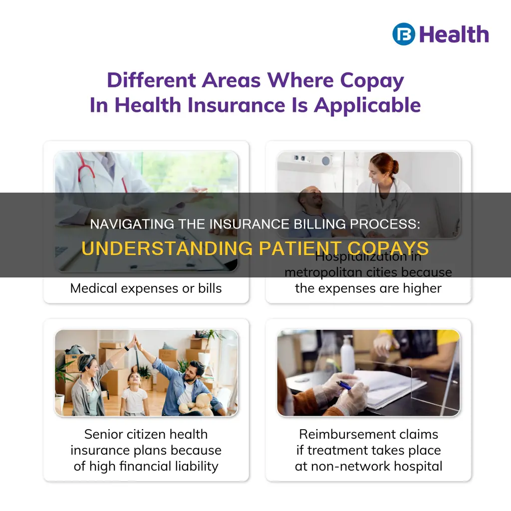 how to bill insurance when patient has a copay