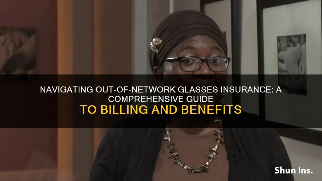 how to bill out of network glasses insurance