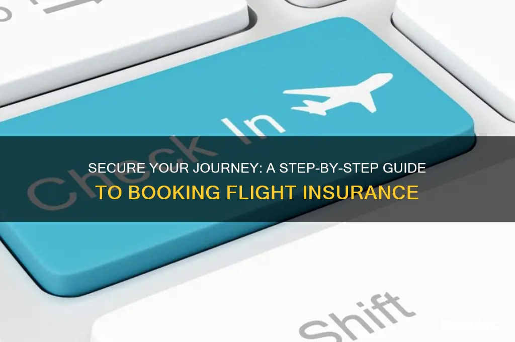 how to book flight insurance