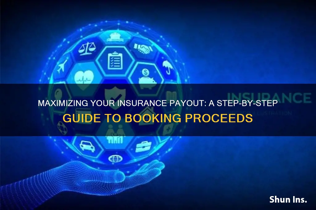 how to book insurance proceeds