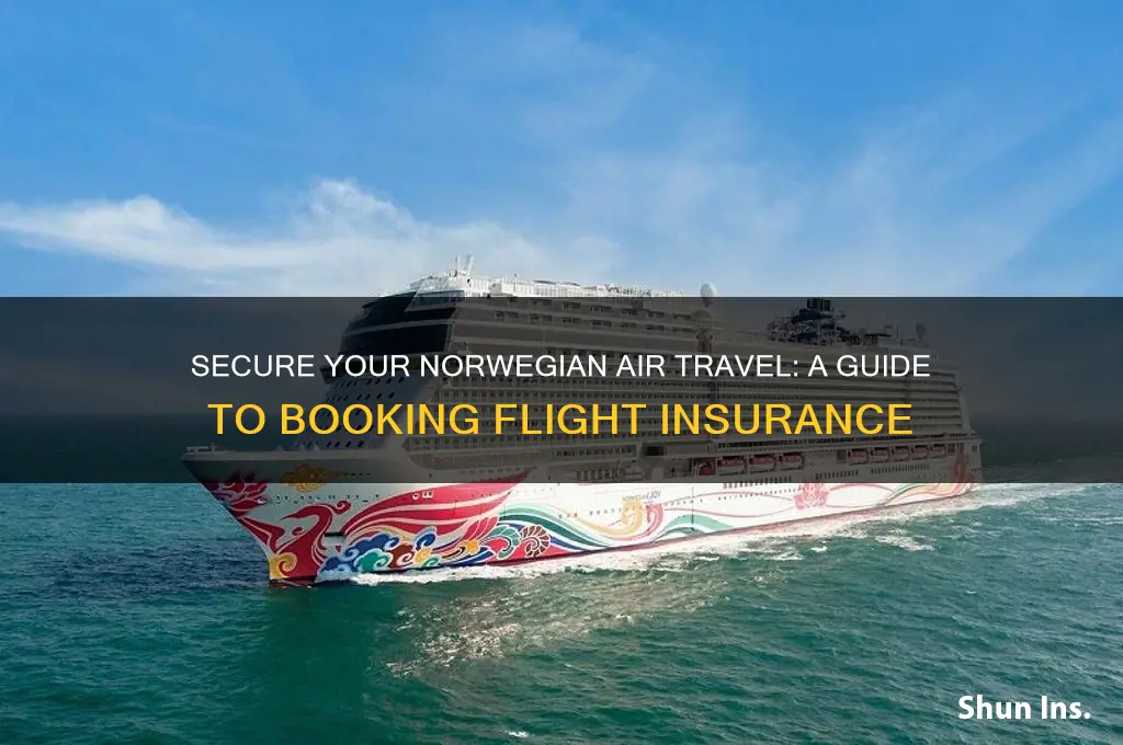 how to book norwegian air flight insurance
