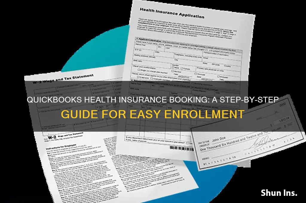 how to book the health insurance in quickbook