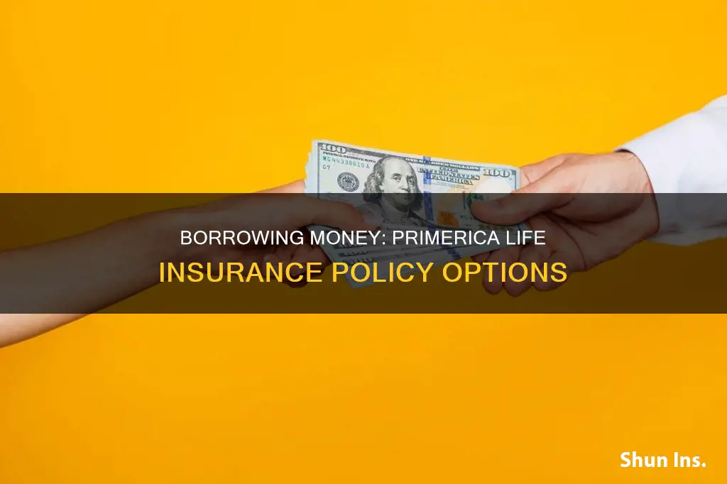 how to borrow money from life insurance primerica