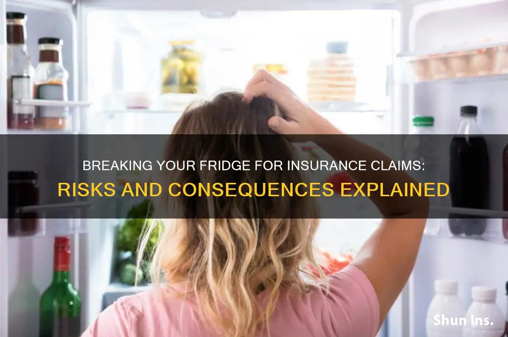 how to break a fridge for insurance