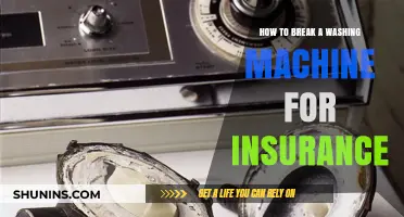 Breaking Your Washing Machine for Insurance Claims: A Risky Guide