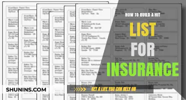 Strategic Insurance Prospecting: Crafting a High-Impact Hit List for Success