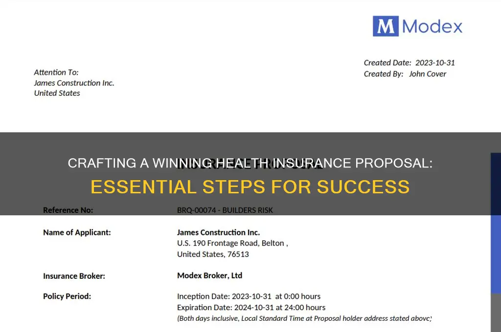 how to build an effective health insurance proposal