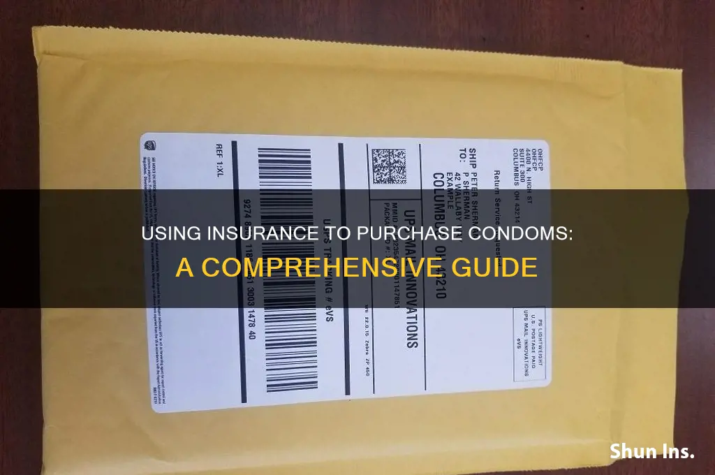 how to but condoms with insurance