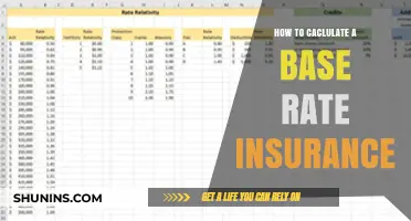 Understanding Base Rate Insurance Calculations