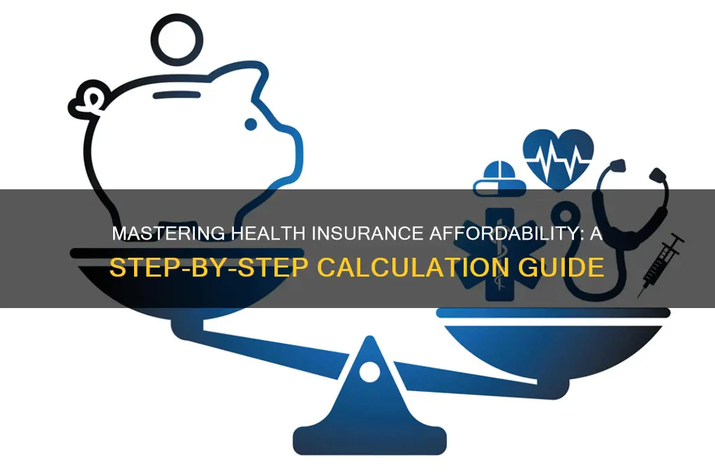 how to calculate affordability of health insurance