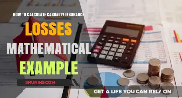 Calculating Casualty Insurance Losses: A Step-by-Step Mathematical Example