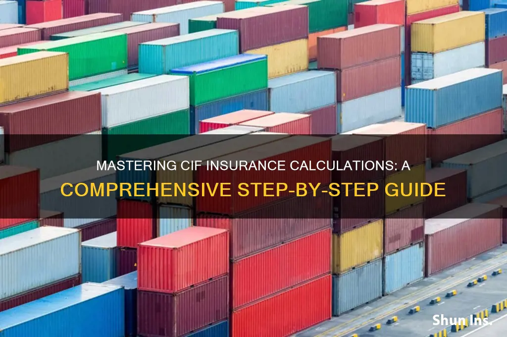 how to calculate cif insurance