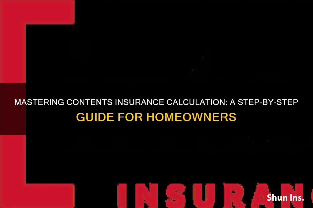 how to calculate contents insurance