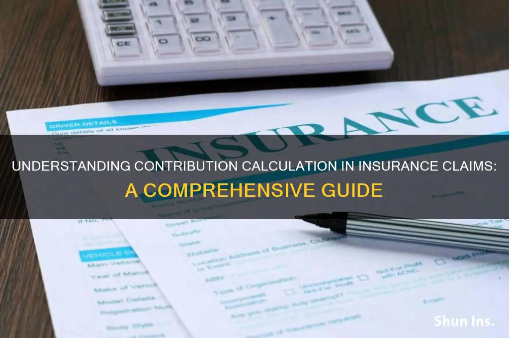 how to calculate contribution in insurance
