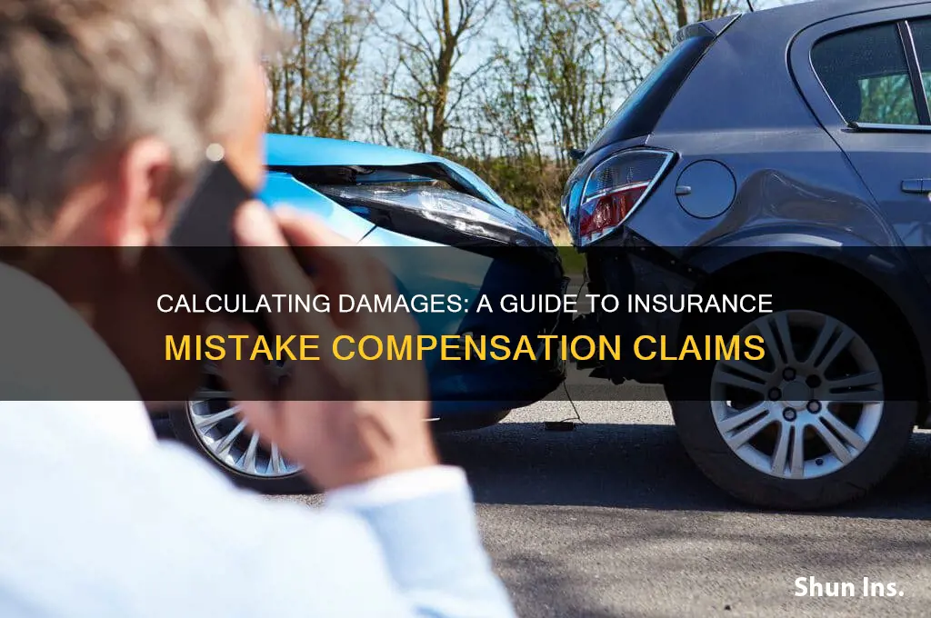 how to calculate damages for insurance mistake