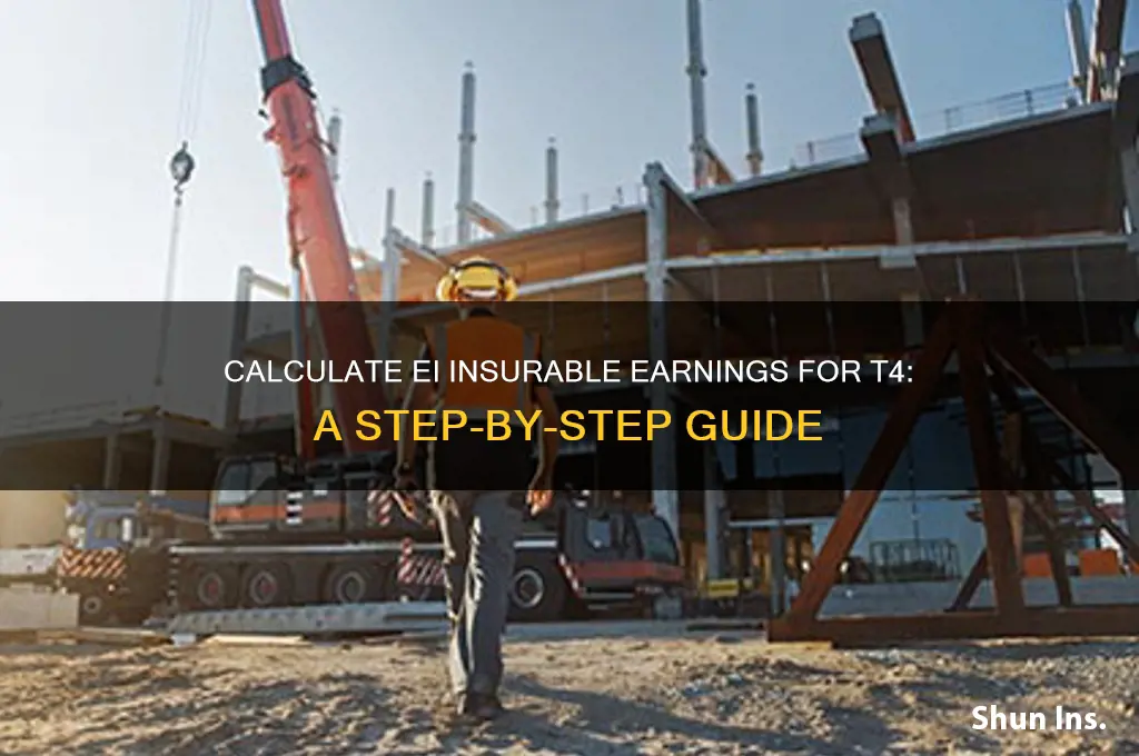 how to calculate ei insurable earnings for t4