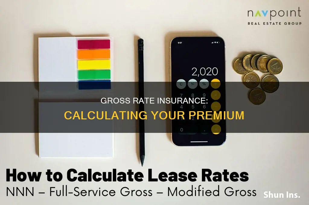 how to calculate gross rate insurance