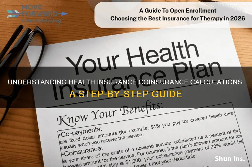 how to calculate health insurance coinsurance