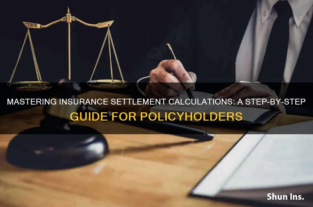 how to calculate insurance settlement