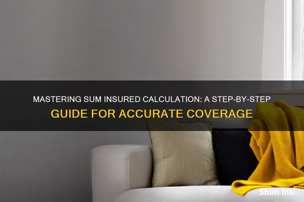 how to calculate sum insurable