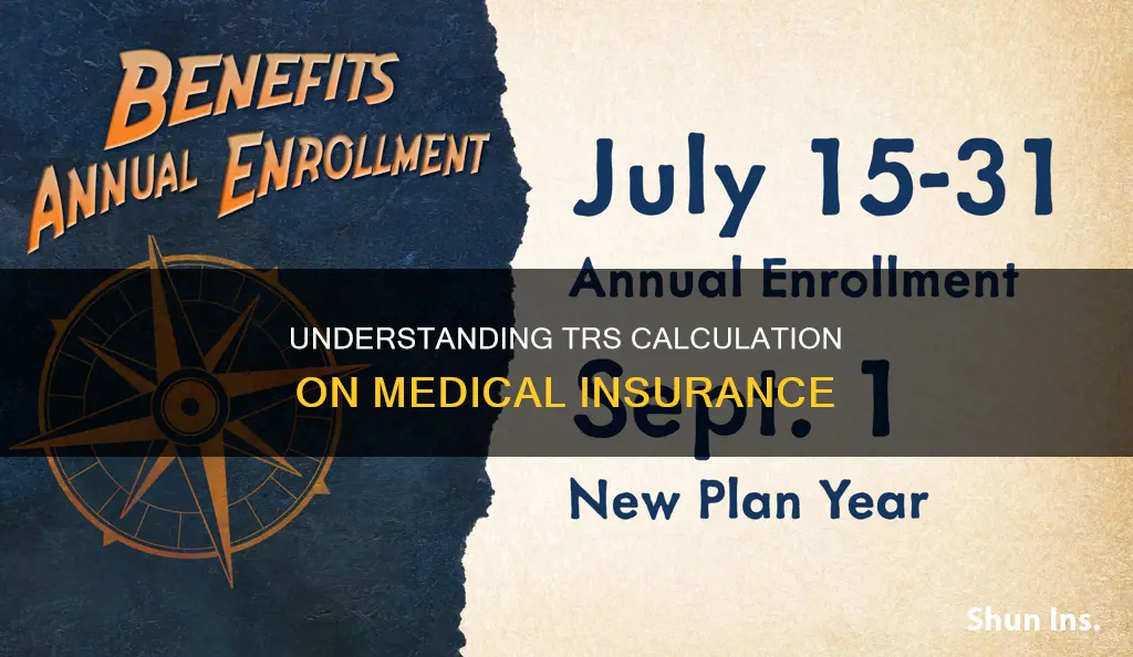 how to calculate trs on medical insurance