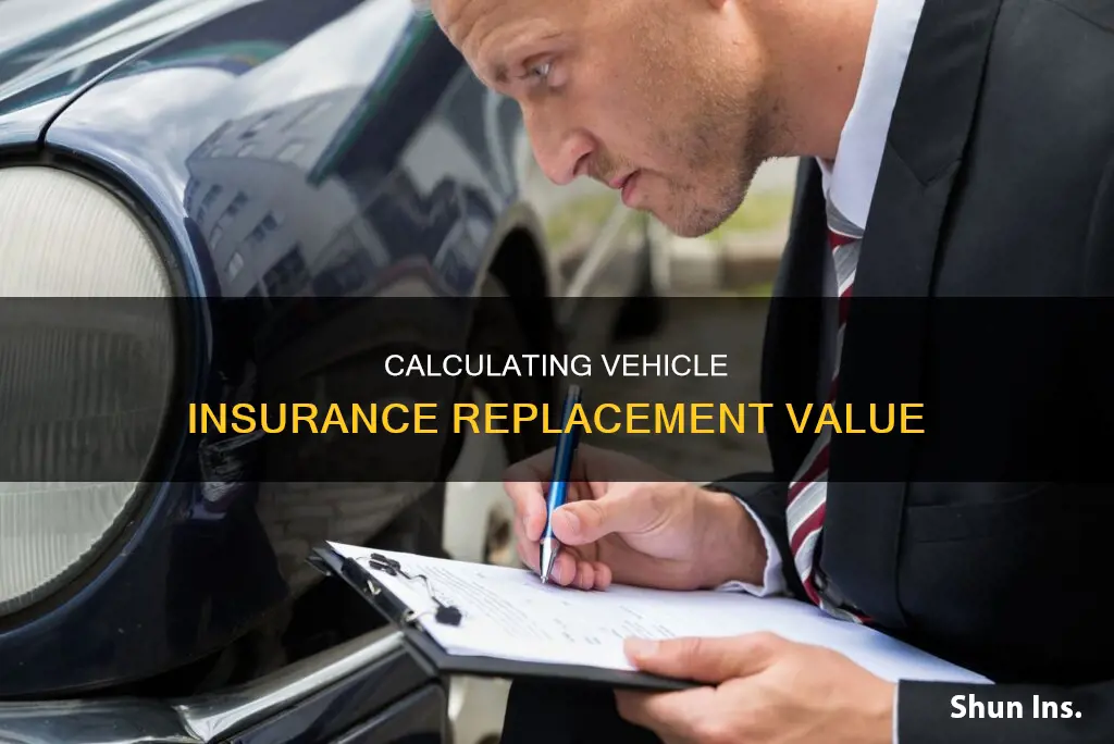 how to calculate vehicle insurance replacement value