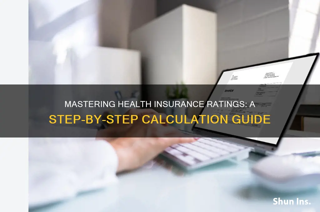 how to caluclate a health insurance rating