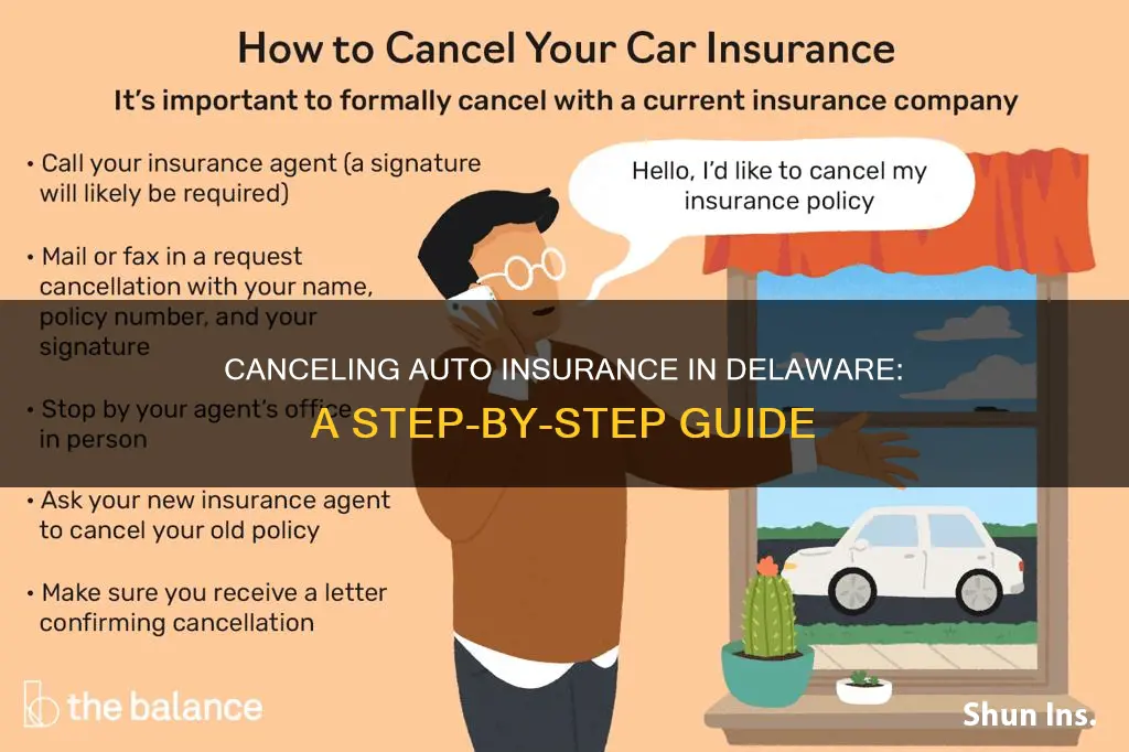 how to cancel auto insurance in delaware