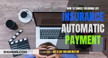 Cancelling Colorado Life Insurance Auto-Payments: A Step-by-Step Guide