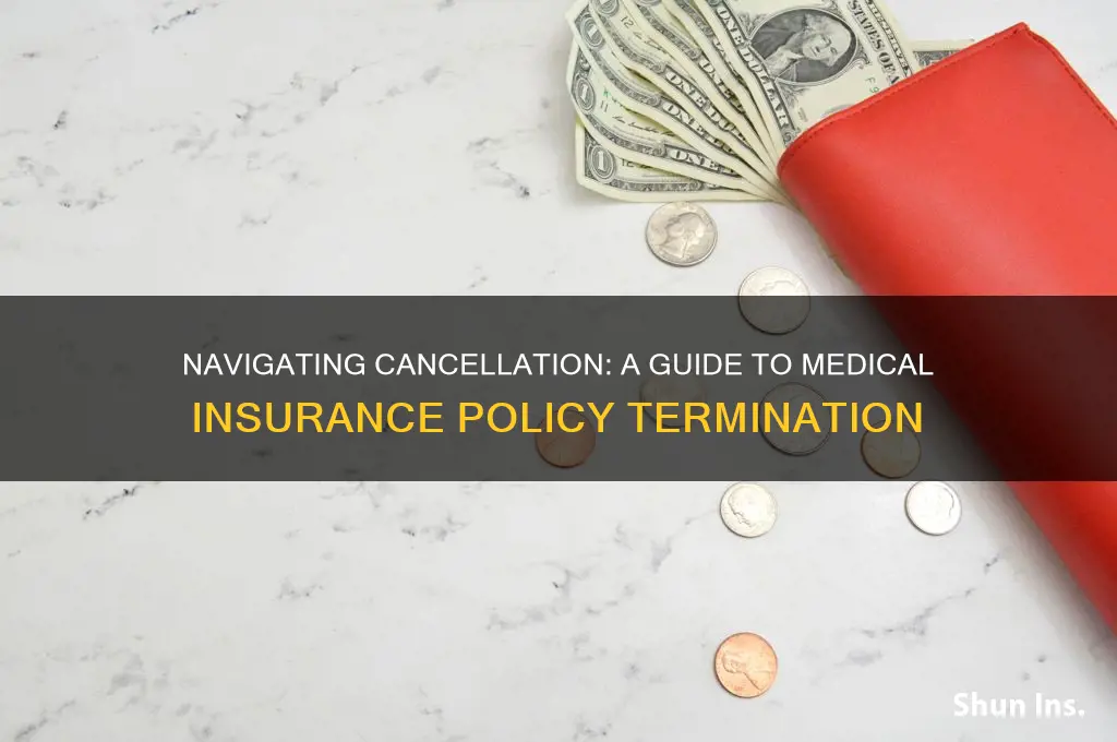 how to cancel medical insurance policy