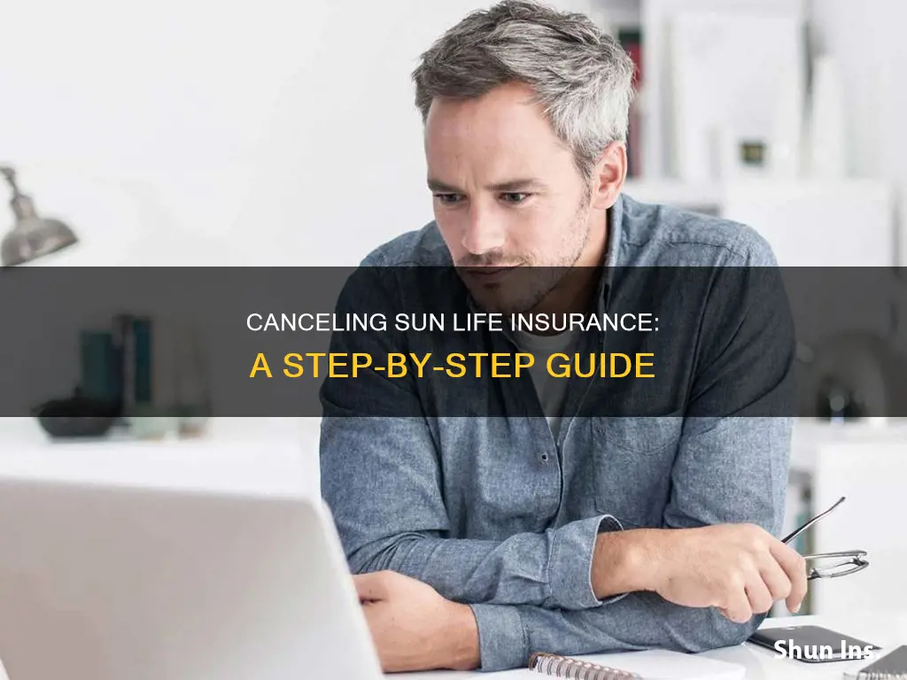 how to cancel my sun life insurance