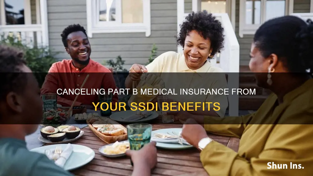 how to cancel part b medical insurance from ssdi